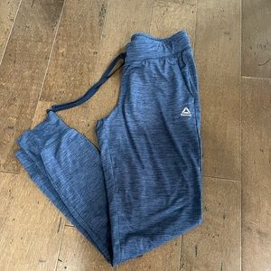 New unworn blue super soft Reebok joggers XS
